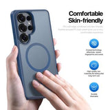 Samsung Galaxy S26 Ultra Dux Ducis Yind Hybrid Cover - MagSafe-kompatibel - Mørkeblå