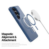 Samsung Galaxy S26 Ultra Dux Ducis Yind Hybrid Cover - MagSafe-kompatibel - Mørkeblå