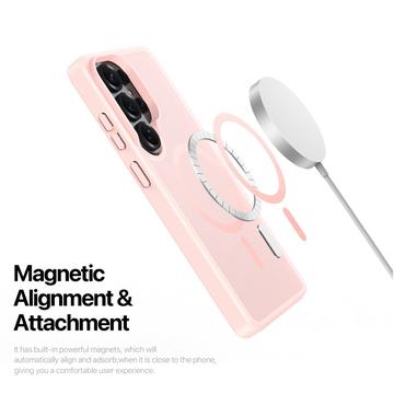 Samsung Galaxy S26 Ultra Dux Ducis Yind Hybrid Cover - MagSafe-kompatibel - Lysepink