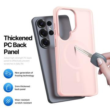 Samsung Galaxy S26 Ultra Dux Ducis Yind Hybrid Cover - MagSafe-kompatibel - Lysepink