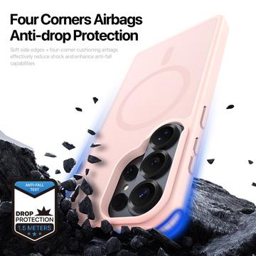 Samsung Galaxy S26 Ultra Dux Ducis Yind Hybrid Cover - MagSafe-kompatibel - Lysepink