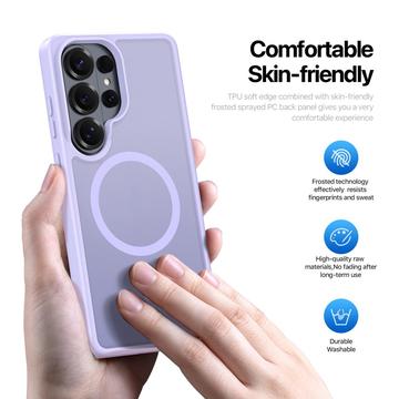 Samsung Galaxy S26 Ultra Dux Ducis Yind Hybrid Cover - MagSafe-kompatibel - Lyselilla