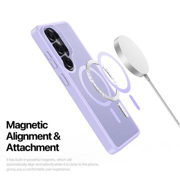 Samsung Galaxy S26 Ultra Dux Ducis Yind Hybrid Cover - MagSafe-kompatibel - Lyselilla