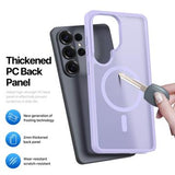 Samsung Galaxy S26 Ultra Dux Ducis Yind Hybrid Cover - MagSafe-kompatibel - Lyselilla