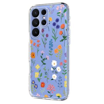 Samsung Galaxy S26 Ultra TPU-cover med blomstermønster - tusindfryd