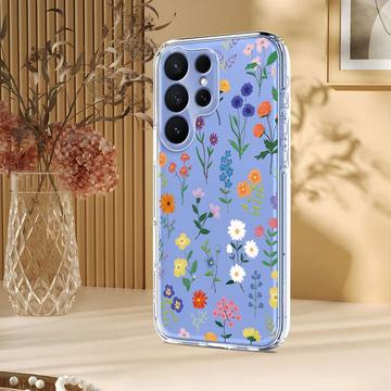 Samsung Galaxy S26 Ultra TPU-cover med blomstermønster - tusindfryd