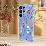 Samsung Galaxy S26 Ultra TPU-cover med blomstermønster - tusindfryd