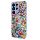 Samsung Galaxy S26 Ultra TPU-cover med blomstermønster - Liljer