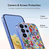 Samsung Galaxy S26 Ultra TPU-cover med blomstermønster - Liljer