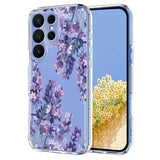 Samsung Galaxy S26 Ultra TPU-cover med blomstermønster - Blåregn