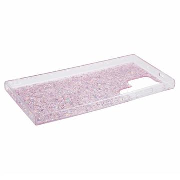 Samsung Galaxy S26 Ultra Glitter Flakes TPU Cover - Pink