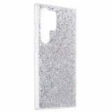 Samsung Galaxy S26 Ultra Glitter Flakes TPU Cover - Sølv