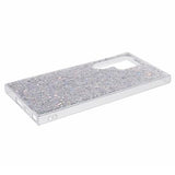 Samsung Galaxy S26 Ultra Glitter Flakes TPU Cover - Sølv