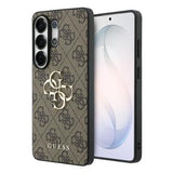 Samsung Galaxy S26 Ultra Guess 4G Big Metal Logo Hybrid Cover - Brun