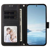 Samsung Galaxy S26 Ultra-pungetui med hjerter og blomster - sort