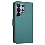 Samsung Galaxy S26 Ultra-pungetui med hjerter og blomster - grøn