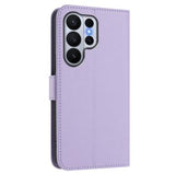 Samsung Galaxy S26 Ultra-pungetui med hjerter og blomster - lys lilla