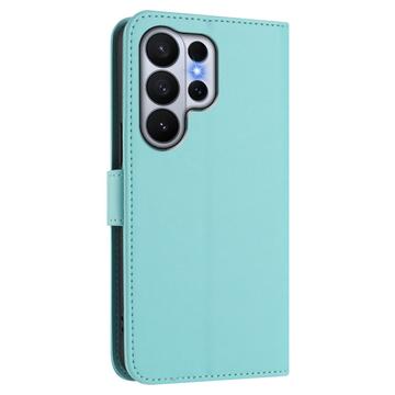 Samsung Galaxy S26 Ultra-pungetui med hjerter og blomster - Mynte