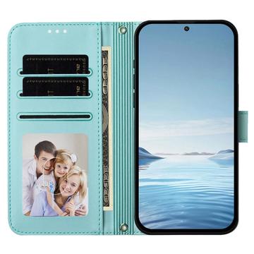 Samsung Galaxy S26 Ultra-pungetui med hjerter og blomster - Mynte