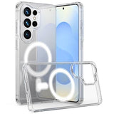 Samsung Galaxy S26 Ultra Hybrid Cover - MagSafe Kompatibel - Gennemsigtig