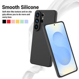Samsung Galaxy S26 Ultra Flydende silikone cover med håndrem - sort