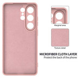 Samsung Galaxy S26 Ultra Flydende silikone cover med håndrem - Pink