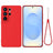 Samsung Galaxy S26 Ultra Flydende silikone cover med håndrem - rød