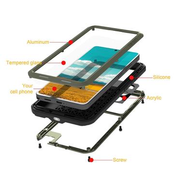 Samsung Galaxy S26 Ultra Love Mei Powerful Hybrid Cover - Grøn