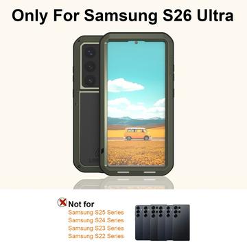 Samsung Galaxy S26 Ultra Love Mei Powerful Hybrid Cover - Grøn
