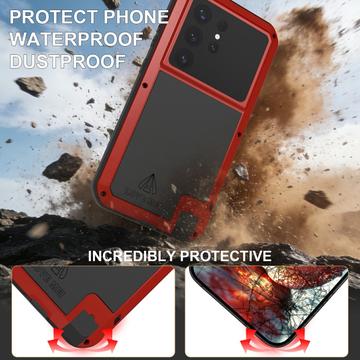 Samsung Galaxy S26 Ultra Love Mei Powerful Hybrid Cover - rød