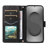 Samsung Galaxy S26 Ultra Luksus Vatteret Pung - Sort