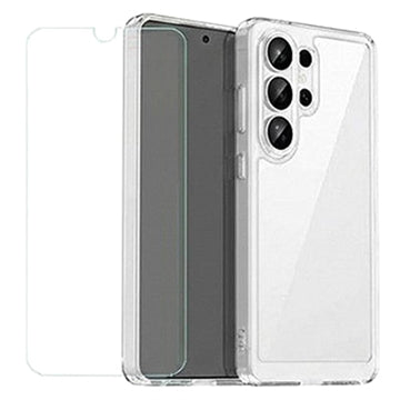 Samsung Galaxy S26 Ultra Mobeen Clear Cover og 9H hærdet glas sæt GP-FPS948AEGTW - Gennemsigtig