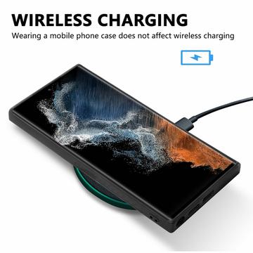 Samsung Galaxy S26 Ultra Premium cover med kulfiberstruktur - Blå