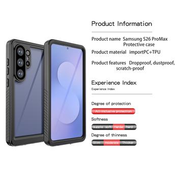 Samsung Galaxy S26 Ultra Redpepper FS IP68 Vandtæt Cover - Sort