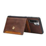 Samsung Galaxy S26 Ultra Retro Style Cover med Pung - Sort