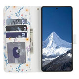 Samsung Galaxy S26 Ultra Rhombisk Blomsterpung - farverige blomster
