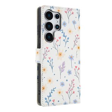 Samsung Galaxy S26 Ultra Rhombisk Blomsterpung - farverige blomster