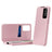 Samsung Galaxy S26 Ultra Smart Clear View Flip etui med kortplads - Pink