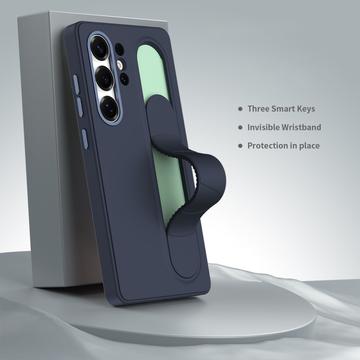Samsung Galaxy S26 Ultra Smart hybrid cover med stående greb - Safir