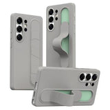 Samsung Galaxy S26 Ultra Smart hybrid cover med stående greb - Titaniumgrå