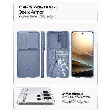 Samsung Galaxy S26 Ultra Spigen Optik Armor Cover - Lyseblå