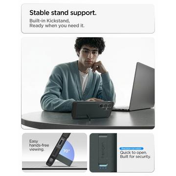 Samsung Galaxy S26 Ultra Spigen Tough Armor Mag Cover - Afgrundsgrøn