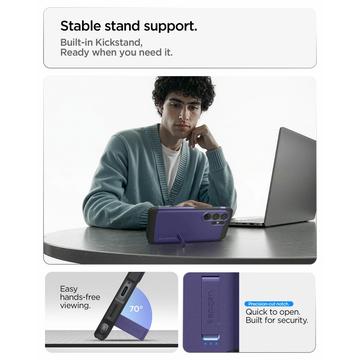 Samsung Galaxy S26 Ultra Spigen Tough Armor Mag Cover - Askeviolet