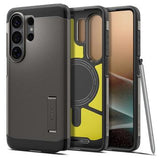 Samsung Galaxy S26 Ultra Spigen Tough Armor Mag Cover - Pistolmetal