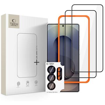Samsung Galaxy S26 Ultra Tech-Protect Easy Set+ Skærmbeskyttelse Hærdet Glas - 9H - 3 stk.