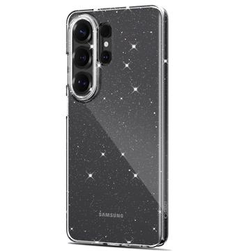 Samsung Galaxy S26 Ultra Tech-Protect FlexAir Glitter TPU Cover - Gennemsigtig
