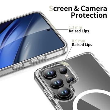 Samsung Galaxy S26 Ultra Tech-Protect Flexair Magnetisk Hybrid Cover - Gennemsigtig
