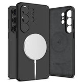 Samsung Galaxy S26 Ultra Tech-Protect flydende silikone cover - MagSafe-kompatibel - Sort