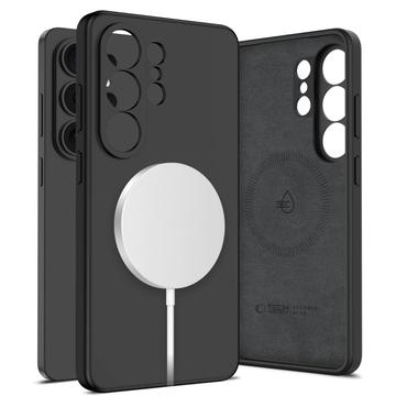 Samsung Galaxy S26 Ultra Tech-Protect flydende silikone cover - MagSafe-kompatibel - Sort