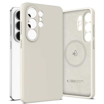 Samsung Galaxy S26 Ultra Tech-Protect flydende silikone cover - MagSafe-kompatibel - Kosmisk latte